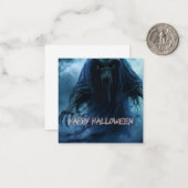 Schwarzer Geist in einer hellischen Landschaft - H Mitteilungskarte (Vorderseite/Rückseite Beispiel)