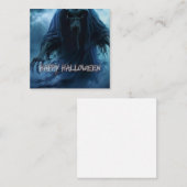 Schwarzer Geist in einer hellischen Landschaft - H Mitteilungskarte (Vorne/Hinten)