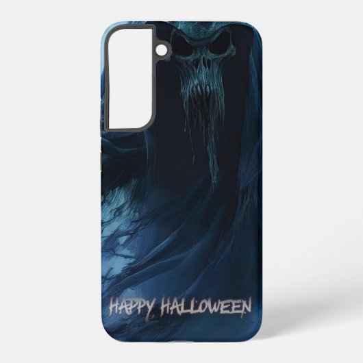 Schwarzer Geist in einer hellischen Landschaft - H Samsung Galaxy Hülle (Rückseite)