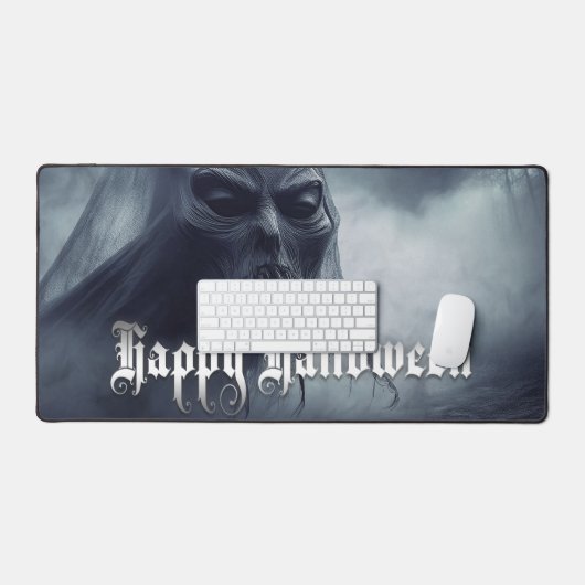 Schwarzer Geist in einer hellischen Landschaft - H Schreibtischunterlage (Tastatur & Maus)