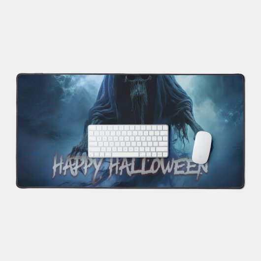 Schwarzer Geist in einer hellischen Landschaft - H Schreibtischunterlage (Tastatur & Maus)