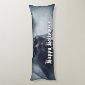 Schwarzer Geist in einer hellischen Landschaft - H Seitenschläferkissen (Rückseite (Vertikal))