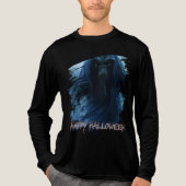 Schwarzer Geist in einer hellischen Landschaft - H Tri-Blend Shirt (Vorderseite)