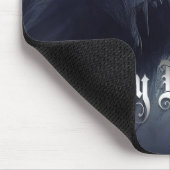 Schwarzer Geist in einer höllischen Landschaft - H Mousepad (Ecke)