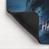Schwarzer Geist in einer höllischen Landschaft - H Mousepad (Ecke)