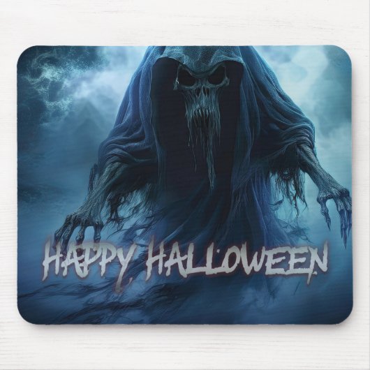 Schwarzer Geist in einer höllischen Landschaft - H Mousepad (Vorne)