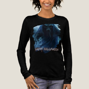 Schwarzer Geist in einer höllischen Landschaft - H Tri-Blend Shirt