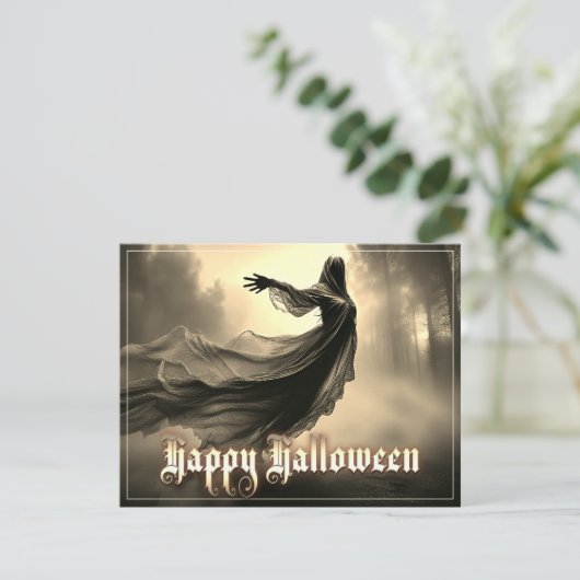 Schwarzer Geist in Höllscape - Halloween (Stehend Vorderseite)