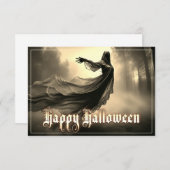 Schwarzer Geist in Höllscape - Halloween (Vorne/Hinten)