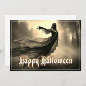 Schwarzer Geist in Höllscape - Halloween (Vorne/Hinten)