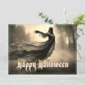 Schwarzer Geist in Höllscape - Halloween (Stehend Vorderseite)