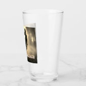 Schwarzer Geist in Höllscape - Halloween Glas (Links)