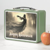 Schwarzer Geist in Höllscape - Halloween Metall Brotdose (Beispiel)