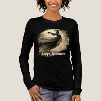 Schwarzer Geist in Höllscape - Halloween Tri-Blend Shirt