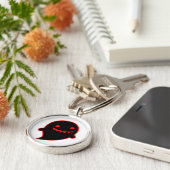 Schwarzer Geist Schlüsselanhänger (Seite)