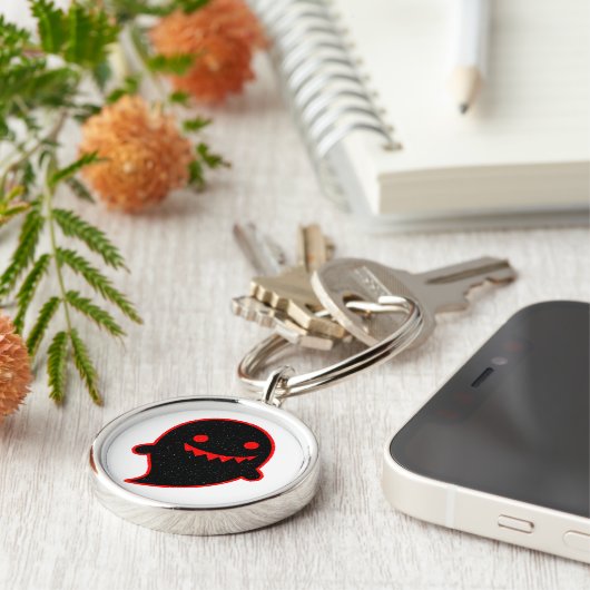 Schwarzer Geist Schlüsselanhänger (Seite)