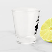 Schwarzer Geist Schnapsglas (Links)