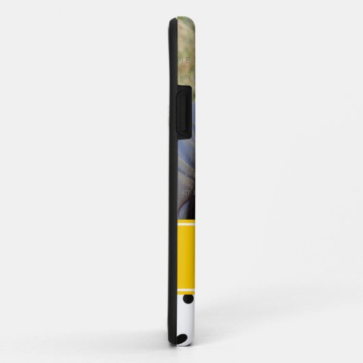 Schwarzer gelber Case-Mate iPhone hülle (Hinten/Rechts)