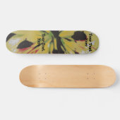 schwarzer gelber ursprünglicher moderner skateboard (Horizontal)