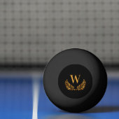 Schwarzer Gelbfalke Tischtennisball (Netto)