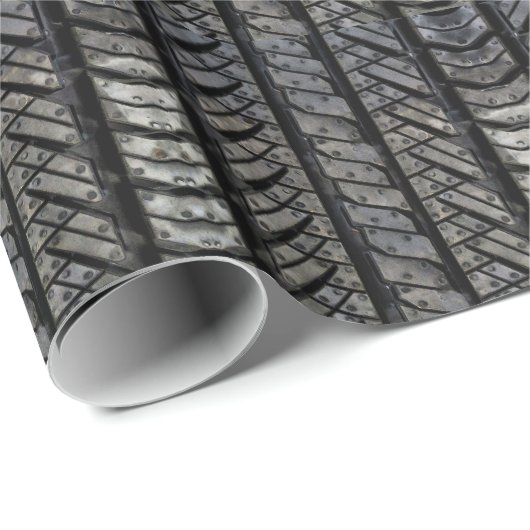 Schwarzer Geschenkpapier (Rolleneckpunkt)