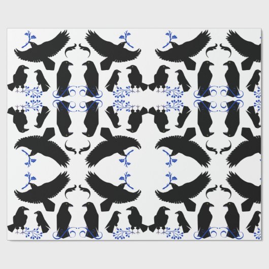 Schwarzer Geschenkpapier (Flach)