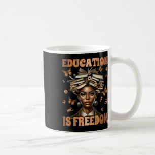 Schwarzer Geschichtslehrer Bildung Ist Freiheit Sc Kaffeetasse