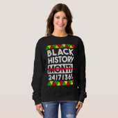 Schwarzer Geschichtsmonat 247365 Geschenk Stolz Af Sweatshirt (Vorne ganz)
