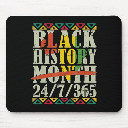 Schwarzer Geschichtsmonat 247365 Mit Afrikanischer Mousepad (Vorne)