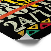 Schwarzer Geschichtsmonat 247365 Mit Afrikanischer Poster (Ecke)