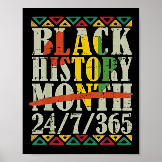 Schwarzer Geschichtsmonat 247365 Mit Afrikanischer Poster (Vorne)