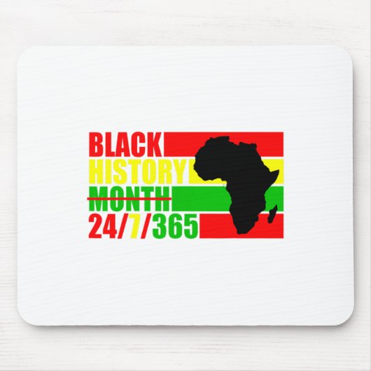 Schwarzer Geschichtsmonat 247365 Schwarzer Geschic Mousepad (Vorne)