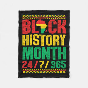 Schwarzer Geschichtsmonat 247365 Shirt Afrika Für  Fleecedecke
