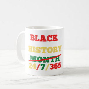 Schwarzer Geschichtsmonat 24/7/365 : AFRO AMERIKAN Kaffeetasse
