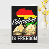 Schwarzer Geschichtsmonat Afrika Erbe Afrikanische Karte (Gelbe Blume)