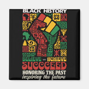 Schwarzer Geschichtsmonat Afrikaner Glauben Erreic Magnet