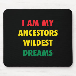 Schwarzer Geschichtsmonat Afrikanische Farben Zita Mousepad