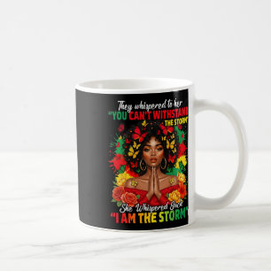 Schwarzer Geschichtsmonat Afrikanisches Mädchen Fr Kaffeetasse