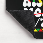 Schwarzer Geschichtsmonat Afro Melanin Schwarze Fr Mousepad (Ecke)