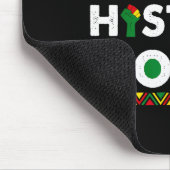 Schwarzer Geschichtsmonat Afroamerikanische Männer Mousepad (Ecke)