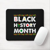 Schwarzer Geschichtsmonat Afroamerikanische Männer Mousepad (Mit Mouse)