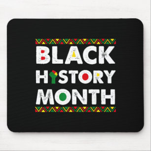 Schwarzer Geschichtsmonat Afroamerikanische Männer Mousepad