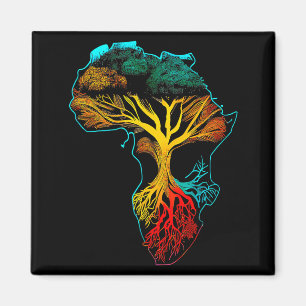 Schwarzer Geschichtsmonat Afroamerikanische Vorfah Magnet