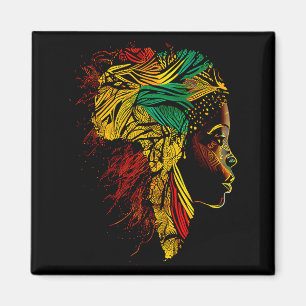 Schwarzer Geschichtsmonat Afroamerikanische Vorfah Magnet