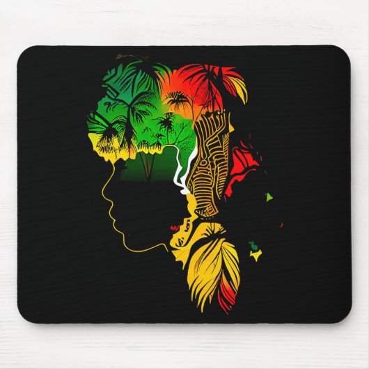 Schwarzer Geschichtsmonat Afroamerikanische Vorfah Mousepad (Vorne)