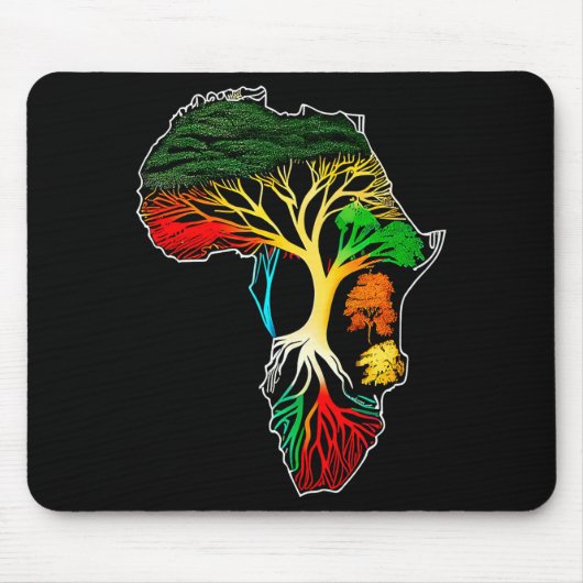Schwarzer Geschichtsmonat Afroamerikanische Vorfah Mousepad (Vorne)