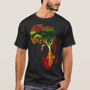 Schwarzer Geschichtsmonat Afroamerikanische Vorfah T-Shirt