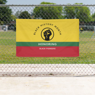 Schwarzer Geschichtsmonat Afroamerikanischer gesch Banner