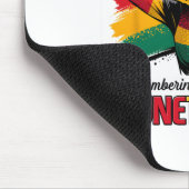 Schwarzer Geschichtsmonat Afroamerikanischer Junet Mousepad (Ecke)