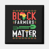 Schwarzer Geschichtsmonat Bauern Problem Afroameri Magnet (Vorne)